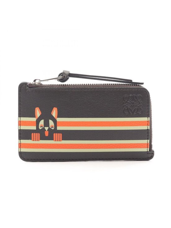 Loewe Handbags - Loewe Card Case Futurist Cat Coin Holder Leather